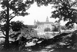 Widok oglny zamku od poudnia - zdjcie z 1926 roku